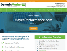 Tablet Screenshot of hayesperformance.com